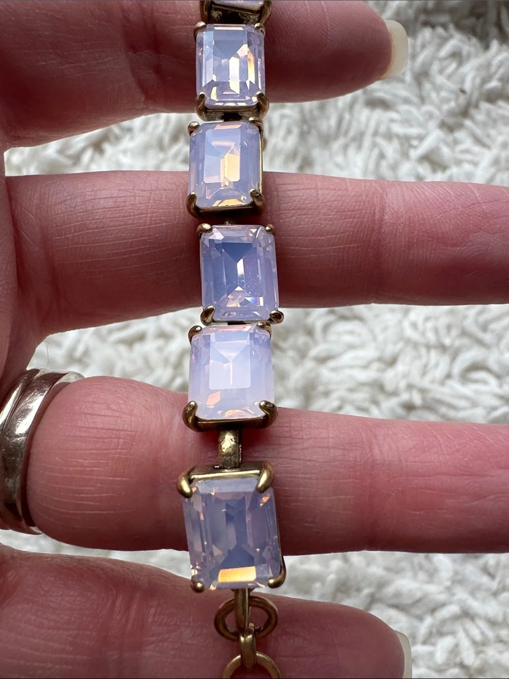 J. Crew Emerald Cut Bracelet